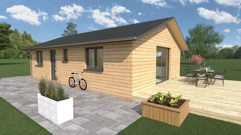 Chalet habitable de 60m² en plain pied